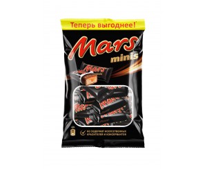 Марс Минис шоколадный батончик 180г