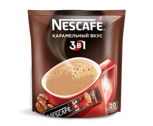 Nescafe 3в1 Карамель (1х20блх20шт)