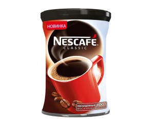 Nescafe Classic (Нескафе Классик ж/б 100г.х15 Новая фасовка)
