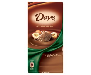 Молочный шоколад DOVE Фундук 100г