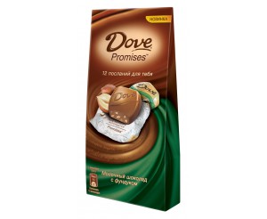 DOVE Promises Молочный шоколад фундук 93г