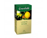 Greenfield Lemon Spark (Гринфилд Лимон Черный 25 пакетиков 1х10)