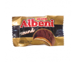 Печенье круглое Albeni round с карамелью, покрытое молочным шоколадом 40г*24шт*6бл