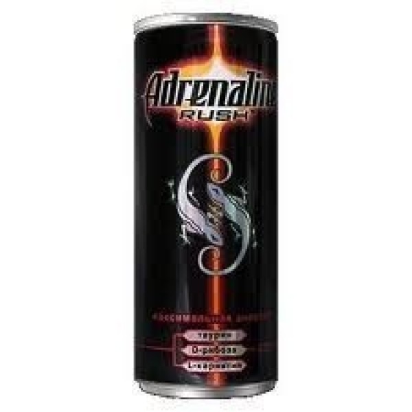 Adrenalin Rush (Адреналин Раш) энергетик 0,25 л/12шт Оптом