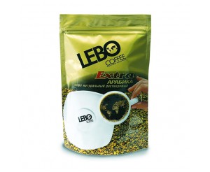 Lebo Extra (Лебо Экстра Кофе м/у 100г. 1х10 Растворимый сублимированный)