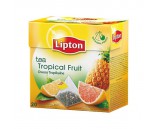 Lipton Tropical Fruit (Чай Липтон Пирамида Тропические фрукты Грейпфрут Ананас 20 пакетиков 1х12)
