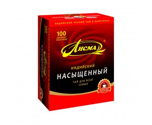 Лисма Чай Насыщенный (100 пакетиков 1х6)