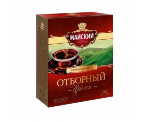 Майский Чай Отборный (100 пакетиков 1х6)