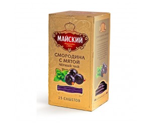 Майский Чай Смородина с Мятой Новинка (25 пакетиков 1х12)