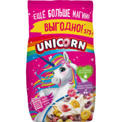 Готов завтр Радужные Колечки "Unicorn" 375 г. 1х9 Пакет