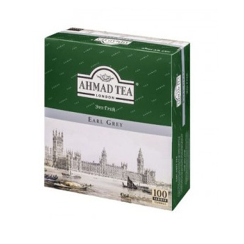 Ahmad Tea Эрл Грей (Чай Ахмад Бергамот 100 пакетиков 1х12)