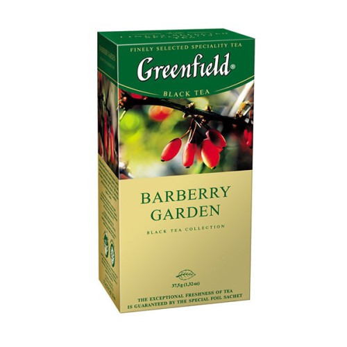 Greenfield Barberry Garden (Гринфилд Барбарис Черный 25 пакетиков 1х10)