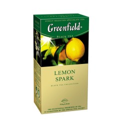 Greenfield Lemon Spark (Гринфилд Лимон Черный 25 пакетиков 1х10)