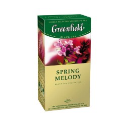 Greenfield Spring Melody (Гринфилд Чабрец-Мята Черный 25 пакетиков 1х10)