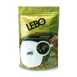 Lebo Extra (Лебо Экстра Кофе м/у 100г. 1х10 Растворимый сублимированный)