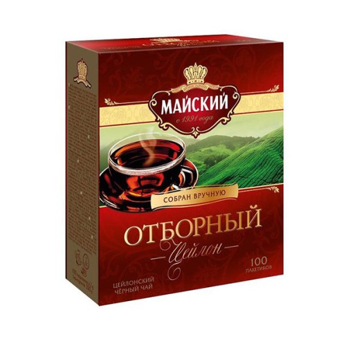 Майский Чай Отборный (100 пакетиков 1х6)
