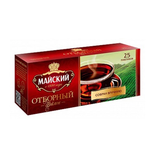 Майский Чай Отборный (25 пакетиков 1х27)