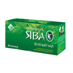 Чай Принцесса Ява Зеленый (25 пакетиков 1х72)